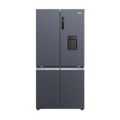 Haier HCR5919EHMB 90Cm Freestanding American Fridge Freezer - Brushed Black