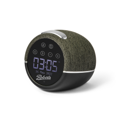 Roberts Radio ZENPLUSBK BLACK Wellbeing Digital Alarm Clock Radio with sleep sounds and Bluetooth