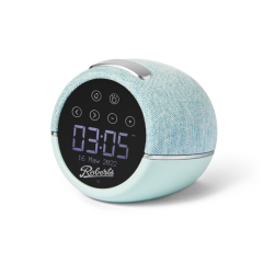 Roberts Radio ZENPLUSDE DUCK EGG Wellbeing Digital Alarm Clock Radio with sleep sounds and Bluetooth