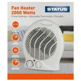 Status Upright Fan Heater 2000W, Appliances